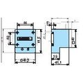 Crouzet H57 Adapter Rail DIN CHM48 26546845